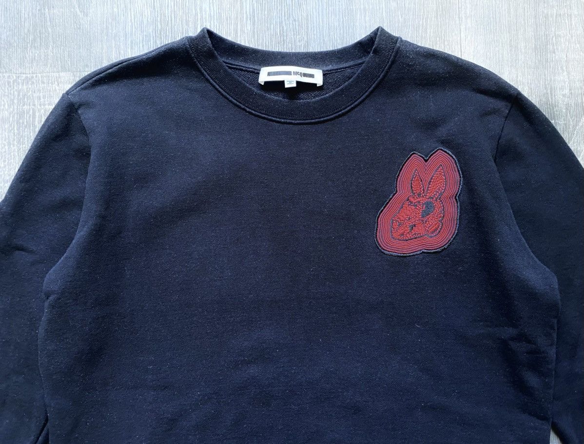 McQ Alexander McQueen Alexander McQueen Red Rabit Scull Embroidery Logo Sweatshirt Size US S / EU 44-46 / 1 - 9 Thumbnail
