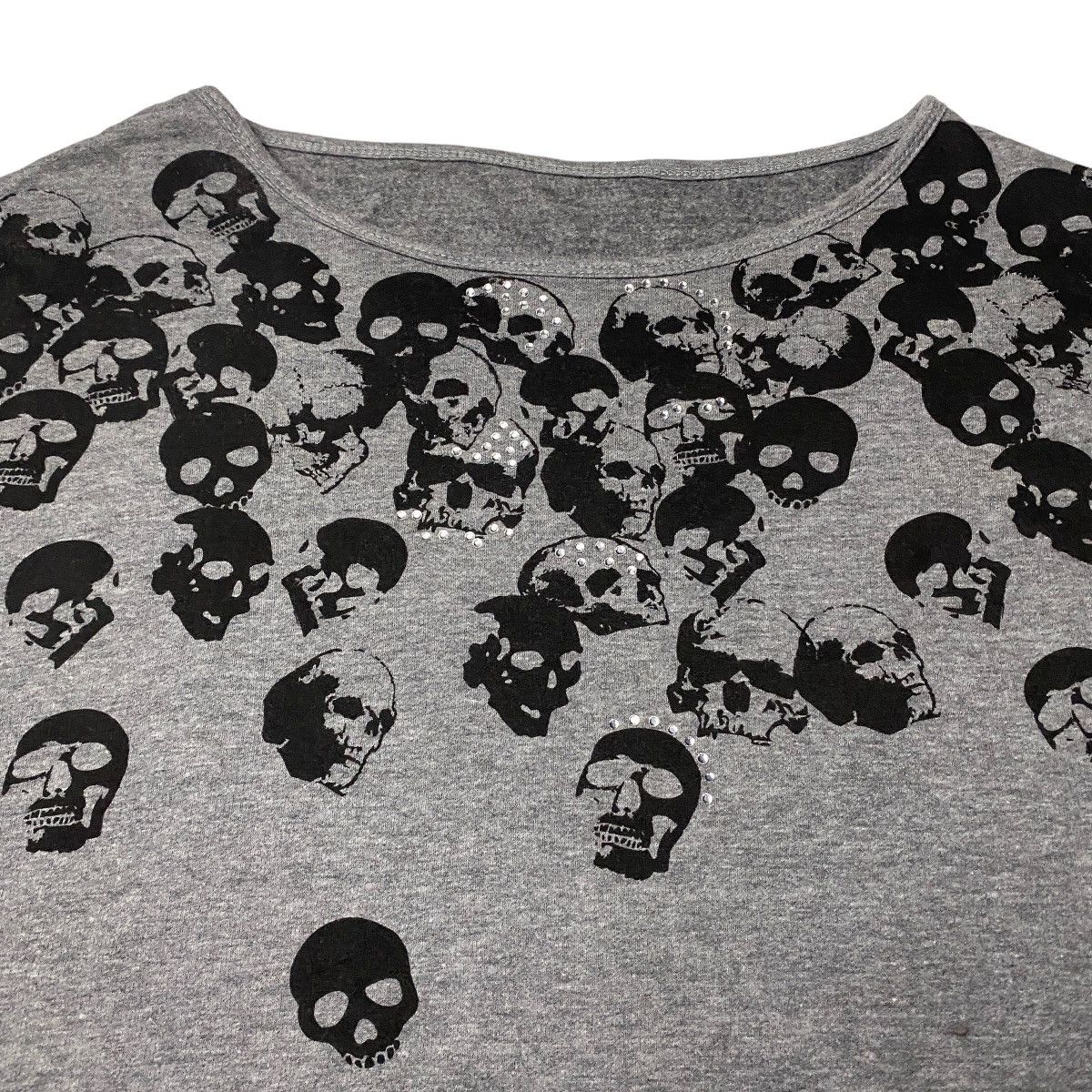 14th Addiction × Japanese Brand × KMRii Japanese Skull Studded Bones IfsixWasnine Style Raglan Size US M / EU 48-50 / 2 - 2 Thumbnail