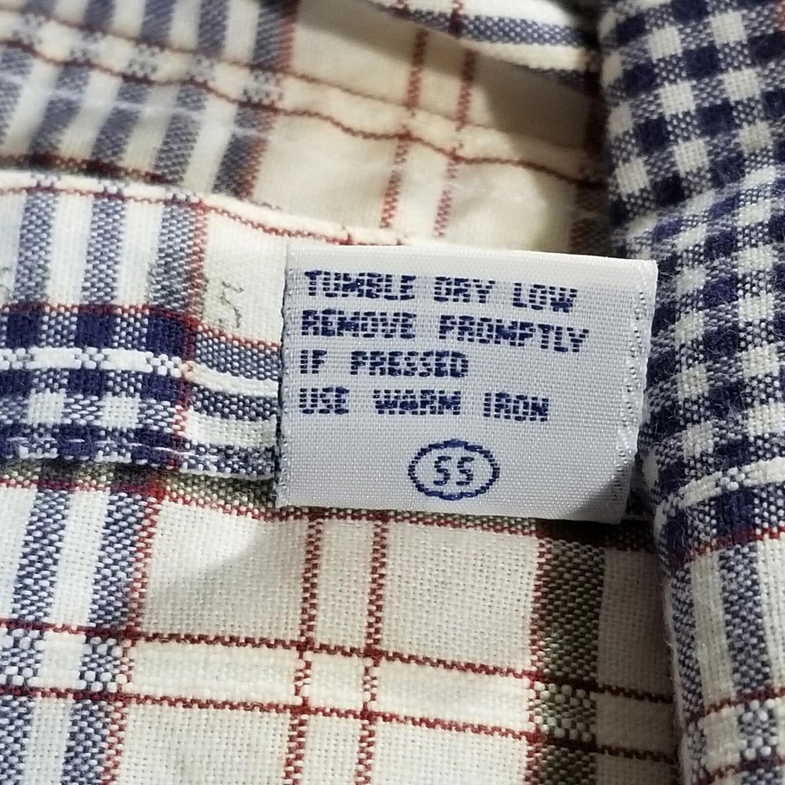 Arrow Arrow River Brand Cream and Blue Plaid Medium Size US M / EU 48-50 / 2 - 6 Thumbnail
