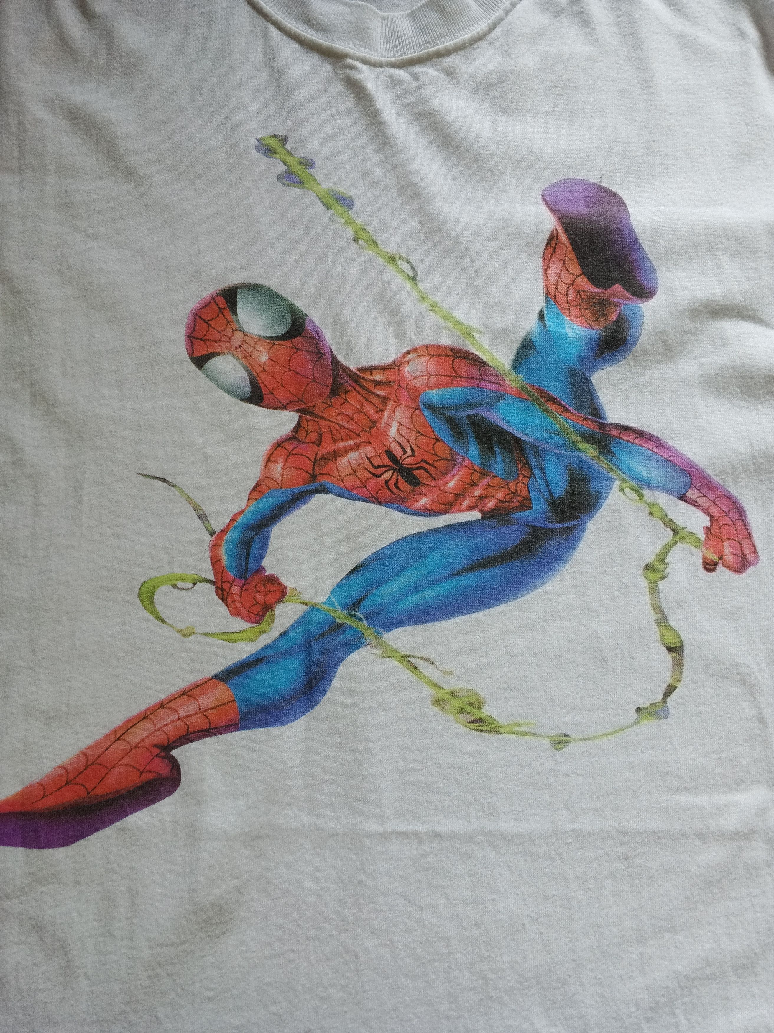 Hanes × Marvel Comics × Vintage Vintage y2k Spiderman Marvel Graphitti Design 2002 Size US M / EU 48-50 / 2 - 2 Thumbnail