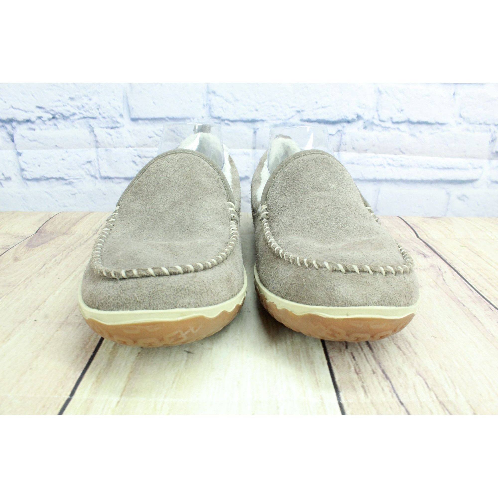 L.L. Bean LL Bean Suede Fleece Lined Mountain Moccasin Slippers 10 M Size US 10 / IT 40 - 4 Thumbnail