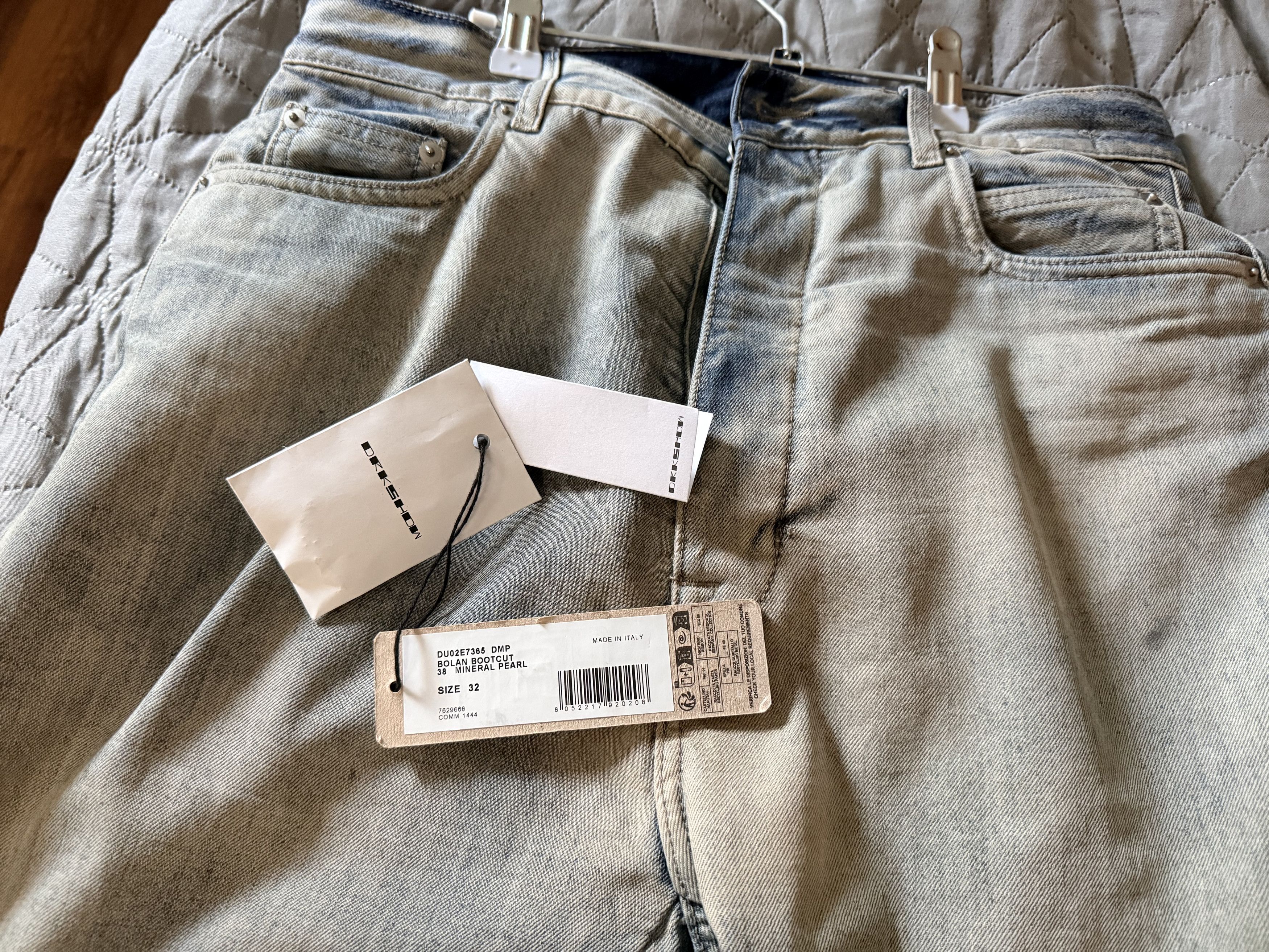 Rick Owens Drkshdw DRKSHDW Mineral Pearls FW25 Flared jeans Size US 32 / EU 48 - 12 Thumbnail