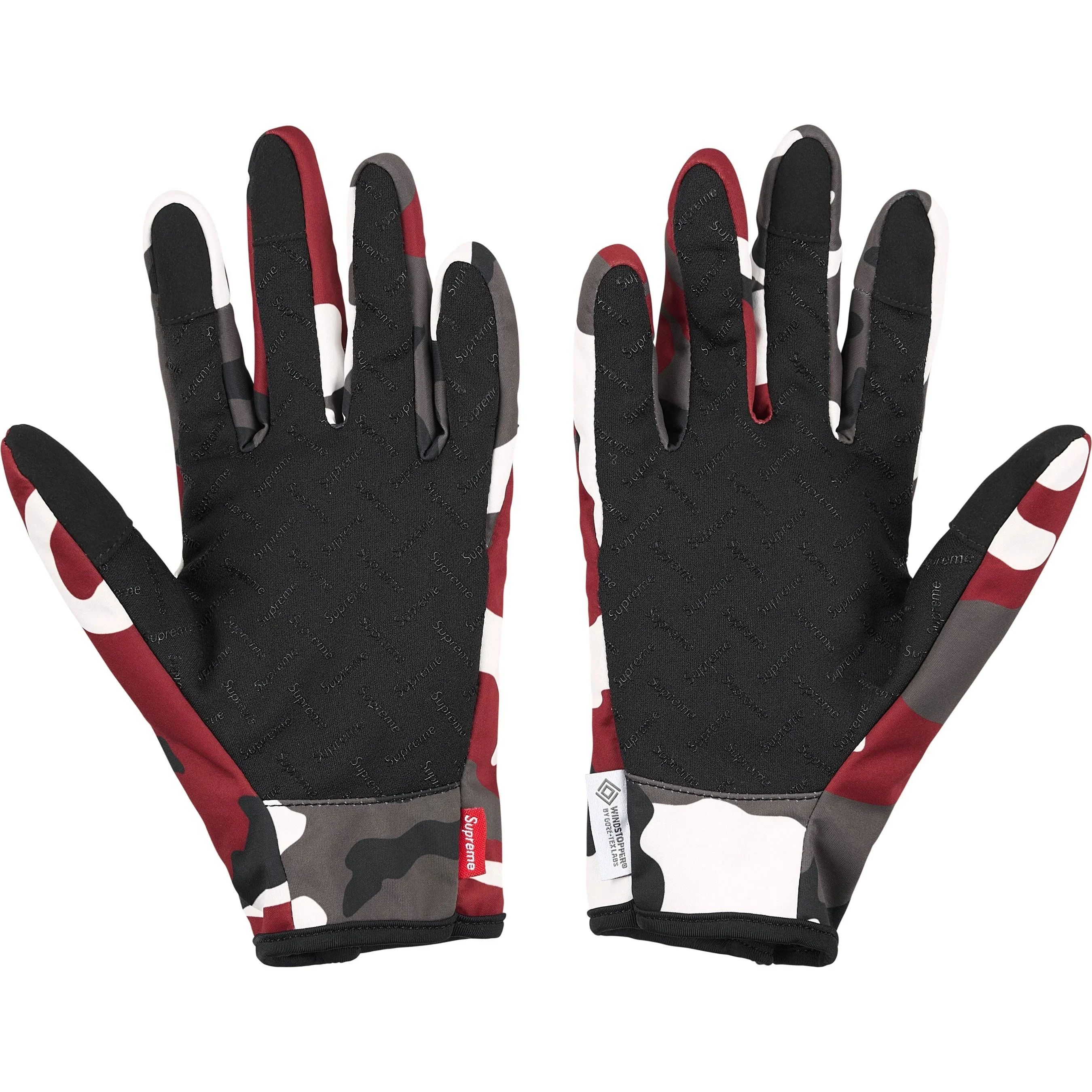 Supreme Supreme WINDSTOPPER Zip Gloves Size ONE SIZE - 3 Thumbnail