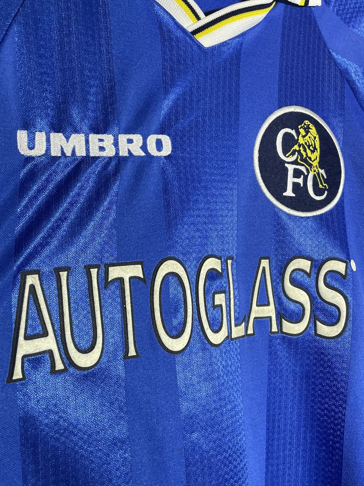 Chelsea Soccer × Vintage Chelsea FC Umbro 1997/98 Vintage Y2k Home Football Shirt Size US XL / EU 56 / 4 - 6 Thumbnail
