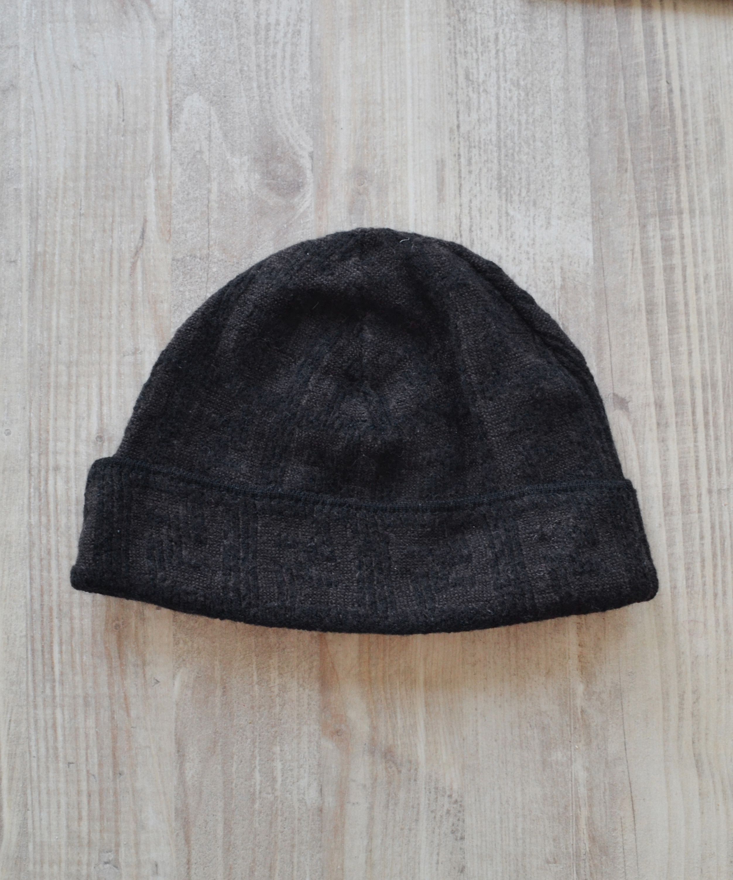 Fendi FENDI Hat Wool Monogram Zucca FF Black Brown Logo Beanie Size ONE SIZE - 5 Thumbnail