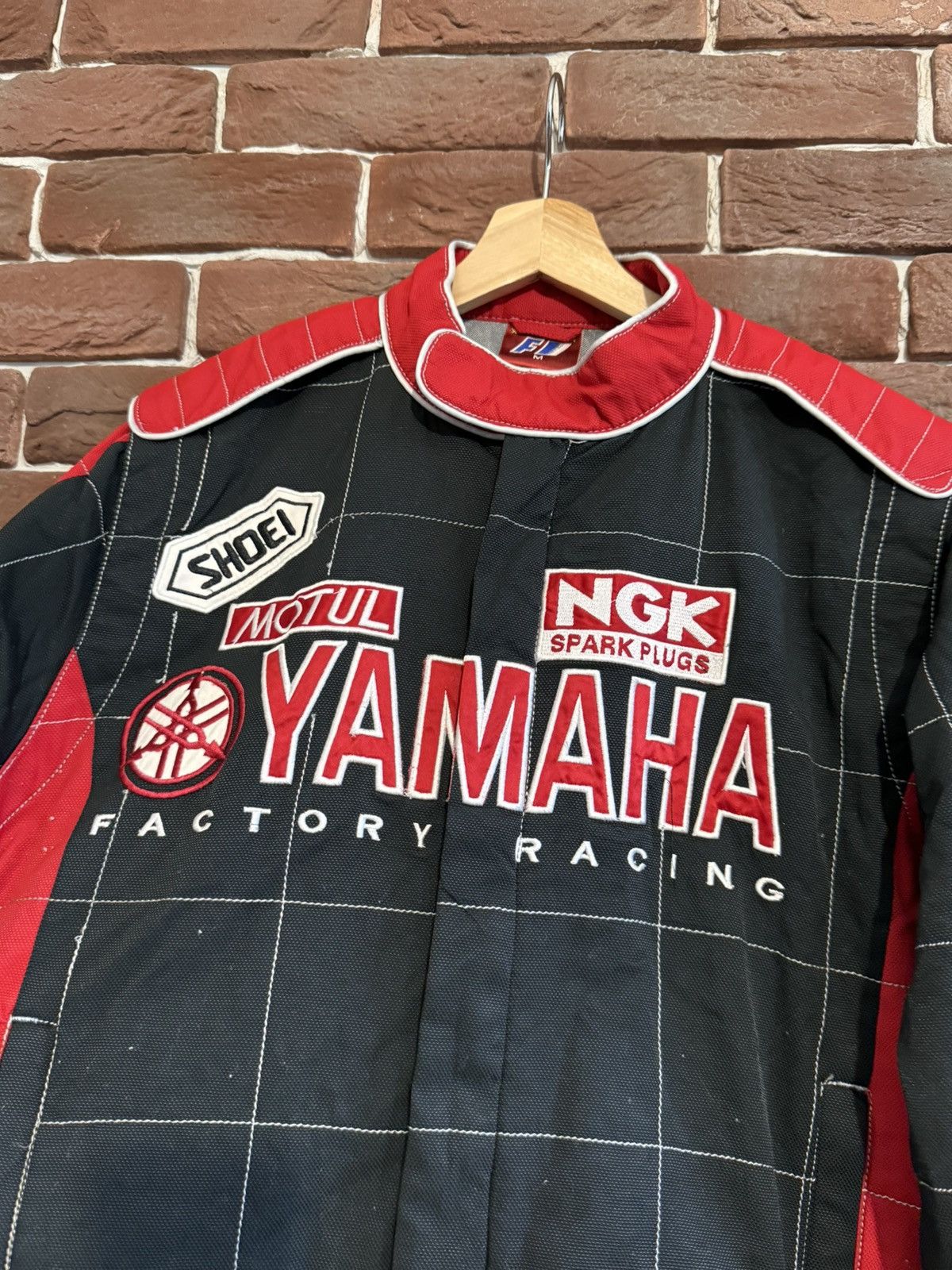 Vintage Vintage Yamaha Racing Bomber Jacket Hype Streetwear Black M Size US M / EU 48-50 / 2 - 10 Thumbnail