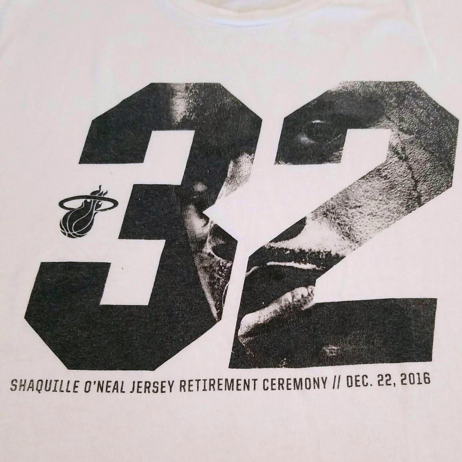 Delta Shaquille O’Neal Mens XL T-Shirt Retirement 2016 White #32 Size US XL / EU 56 / 4 - 2 Thumbnail
