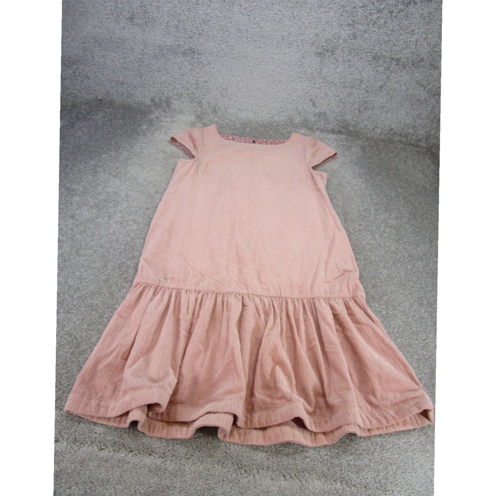 Vintage Womens Corduroy Pink Cotton Casual Maeve Shift Dress Sleeveless 2 Size XS / US 0-2 / IT 36-38 - 1 Thumbnail