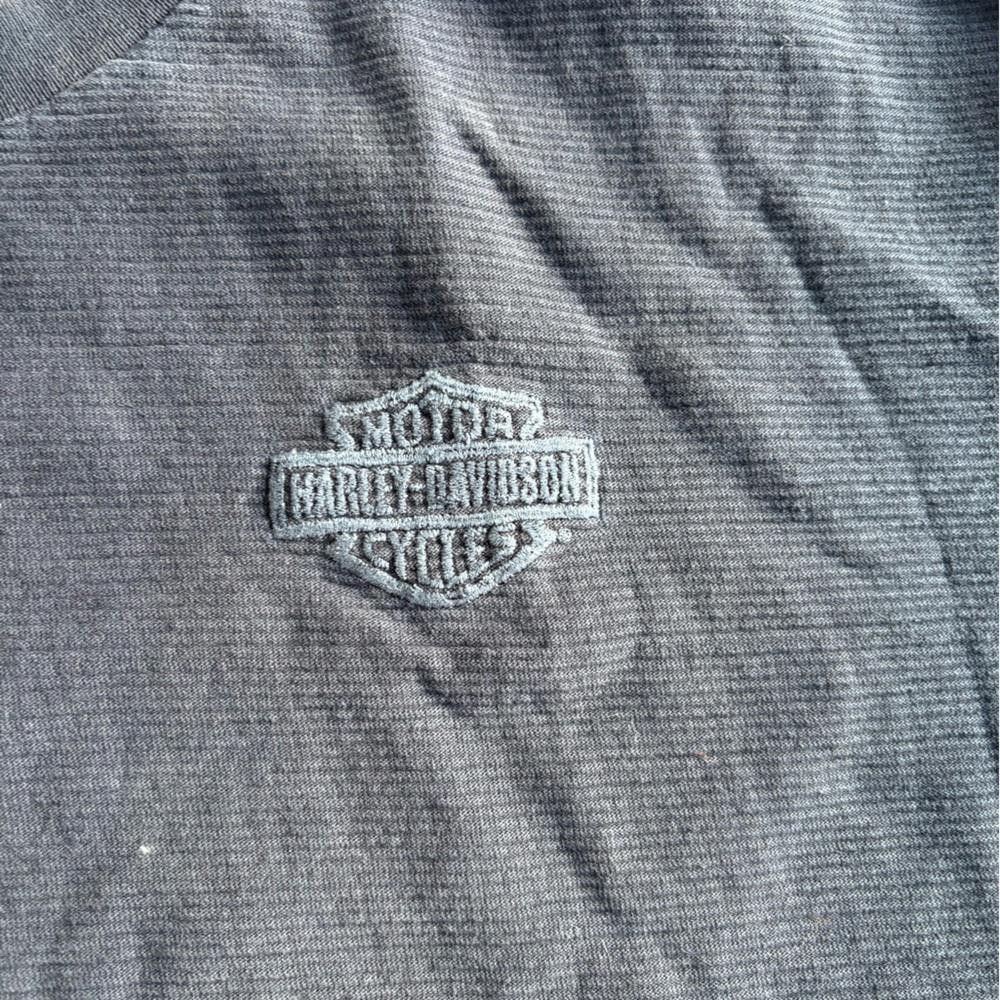 Harley Davidson Vintage Black Harley Davidson Embroidered T-Shirt Size US XL / EU 56 / 4 - 2 Thumbnail