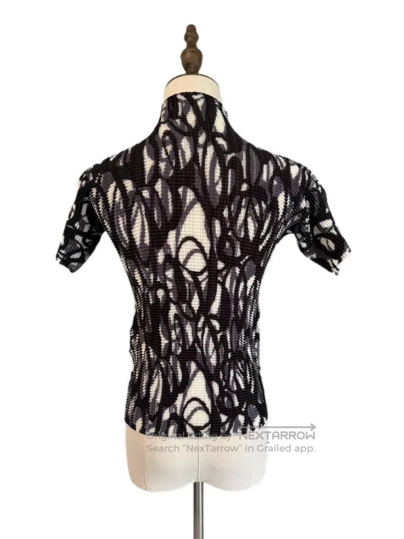 Issey Miyake Issey Miyake Ink Brush Circle Top Size M / US 6-8 / IT 42-44 - 4 Thumbnail