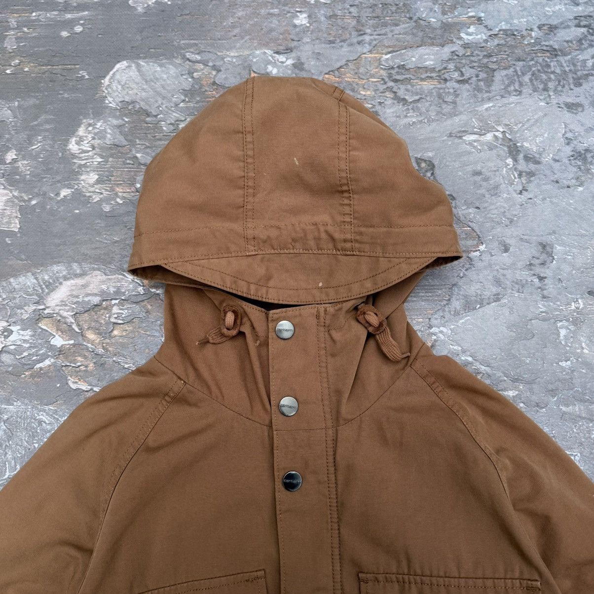 Carhartt Carhartt Vintage 00s Mosley Duck Brown Work Parka Jacket Y2K Size US M / EU 48-50 / 2 - 6 Thumbnail