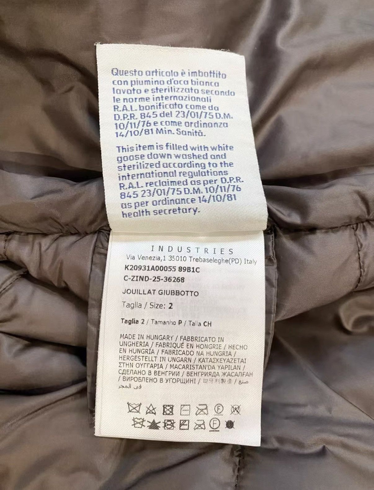 Moncler Moncler Dark Brown Teddy Faux Rabbit Fur Down Jacket J33 Size XS / US 0-2 / IT 36-38 - 6 Thumbnail