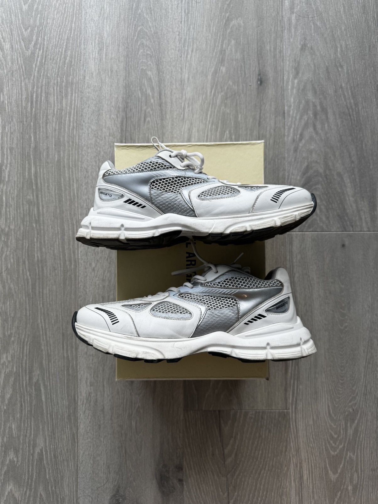 Axel Arigato Axel Arigato White Marathon Runners Size US 10.5 / EU 43-44 - 1 Thumbnail