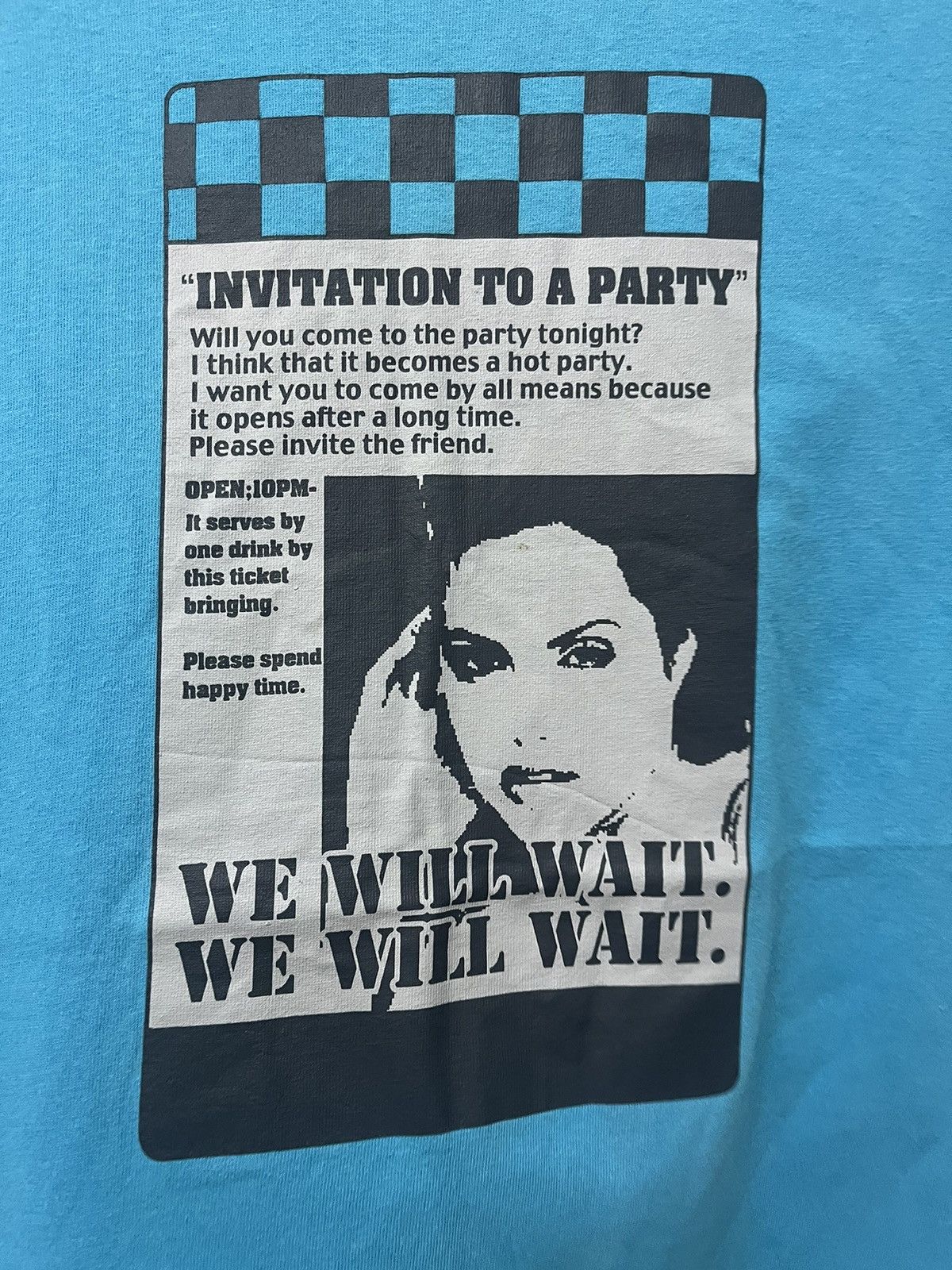 Vintage Vintage 90’s Invitation Party Party Promo Poster Tee Size US L / EU 52-54 / 3 - 2 Thumbnail