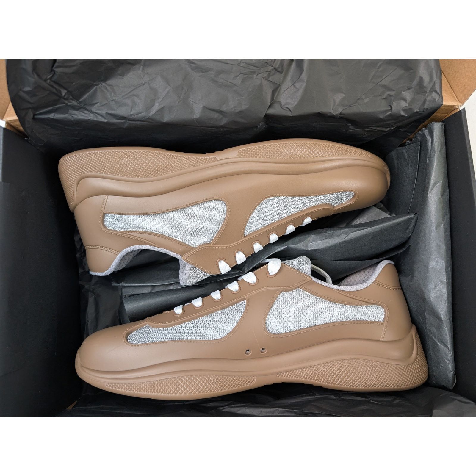 Prada o1rshd1 Sneakers in Moka/Brown Size US 12 / EU 45 - 21 Thumbnail