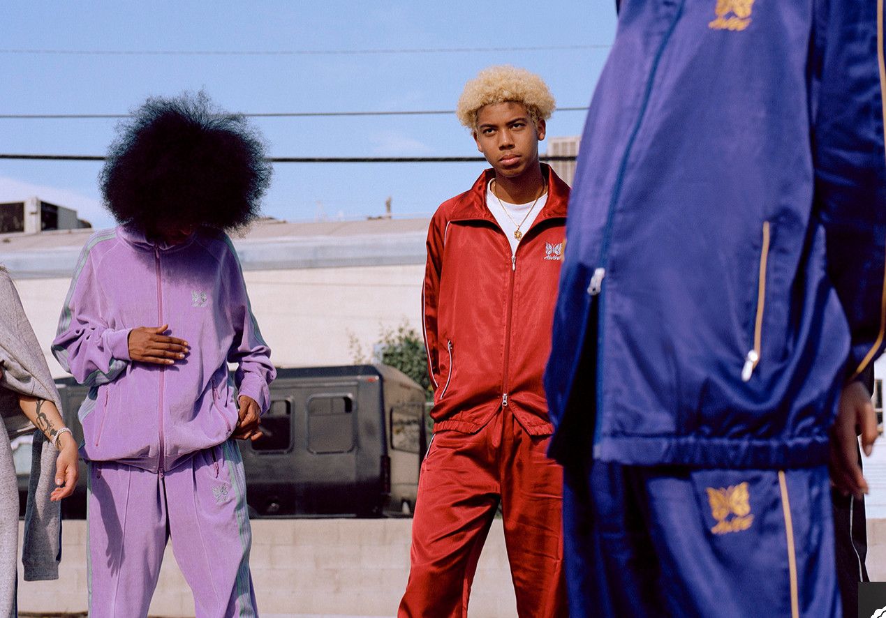 AWGE × Needles AWGE Needles purple Piping Track Jacket ASAP ROCKY 19ss S Size US S / EU 44-46 / 1 - 6 Thumbnail