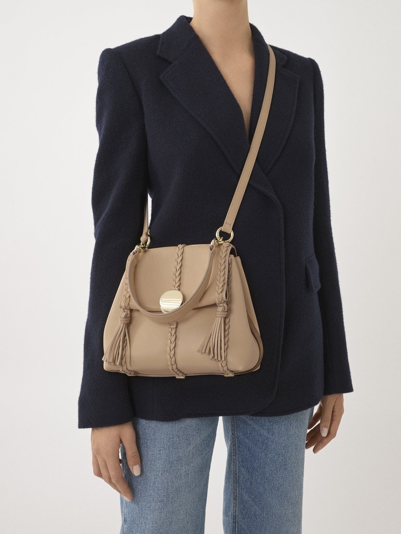 Chloe o1loc1c0325 Size: OS / CHC23 Penelope Small Bag in Beige Size ONE SIZE - 6 Thumbnail