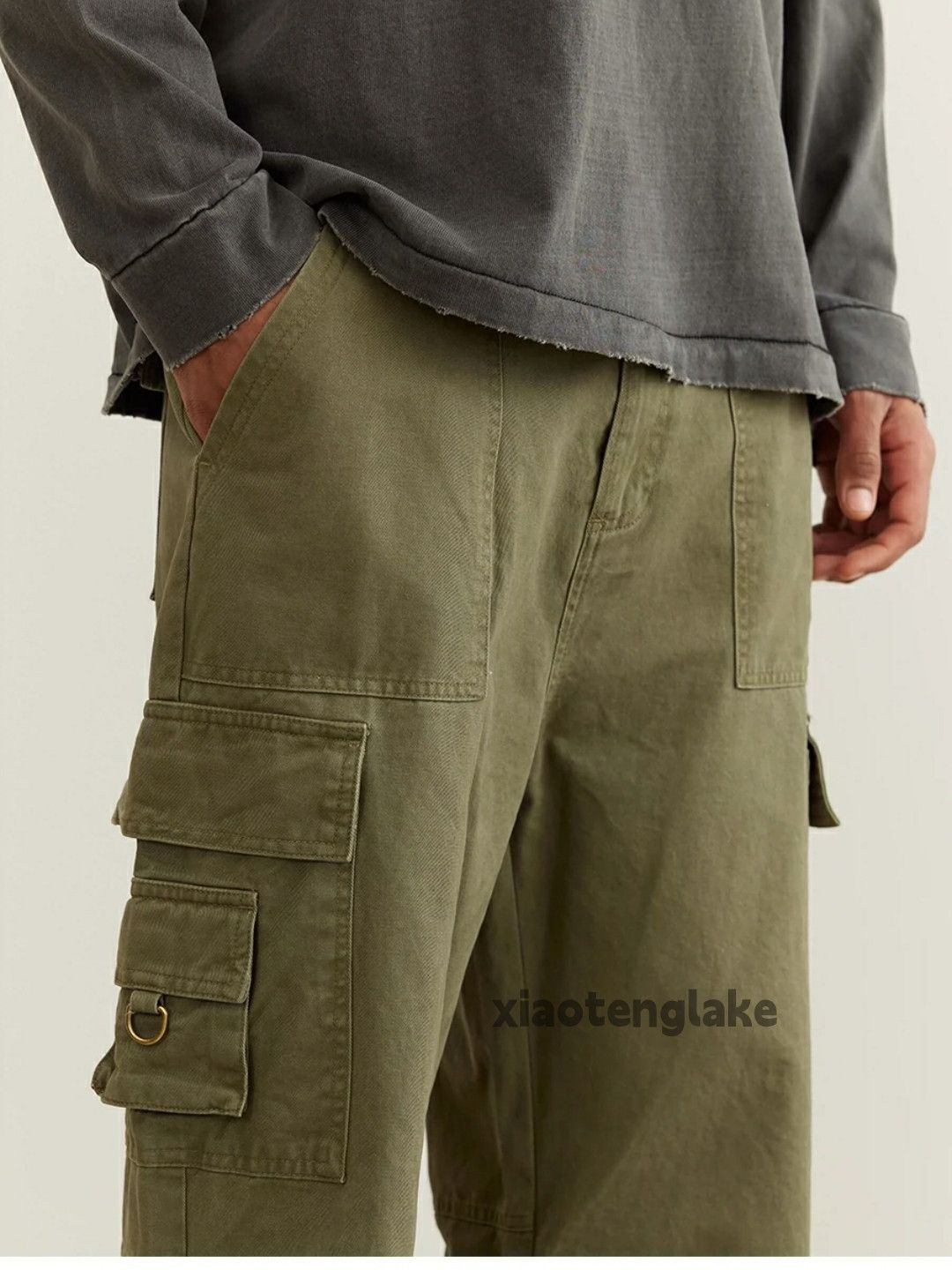 Designer × Japanese Brand × Vintage washed faded cleanfit yuppie utility outdoor cargo pants Size US 32 / EU 48 - 4 Thumbnail