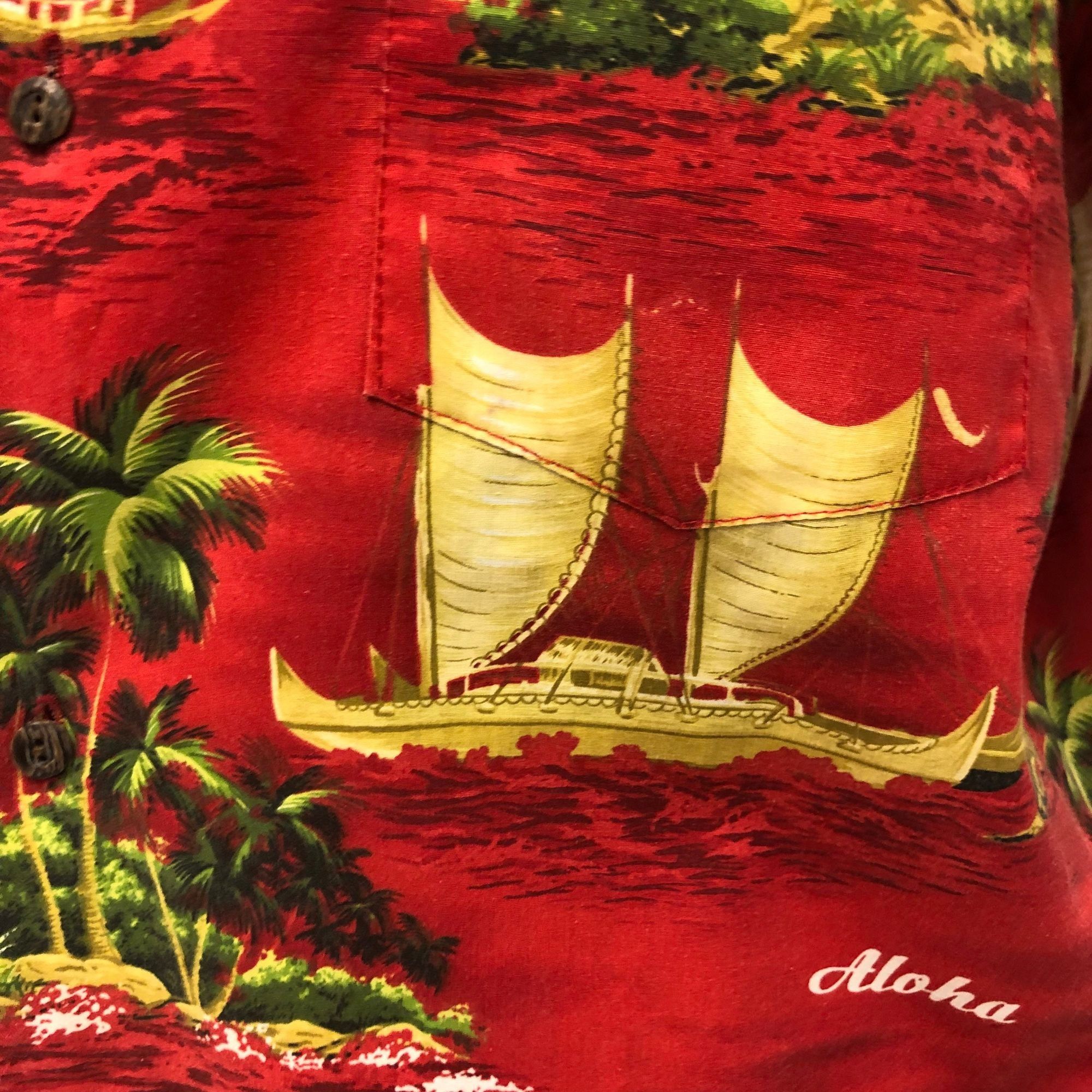 Other Vtg Royal Creations TIKI Huts Hawaii Island Hawaiian Shirt Size US M / EU 48-50 / 2 - 8 Thumbnail