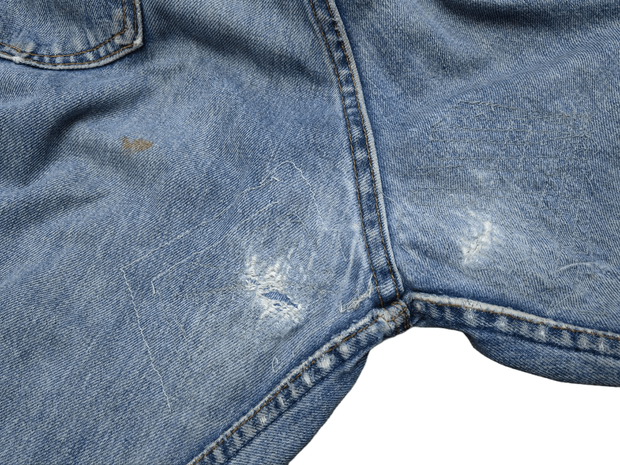 Levi's 80s Vintage Levis 519 Distressed Denim Size US 35 - 5 Thumbnail