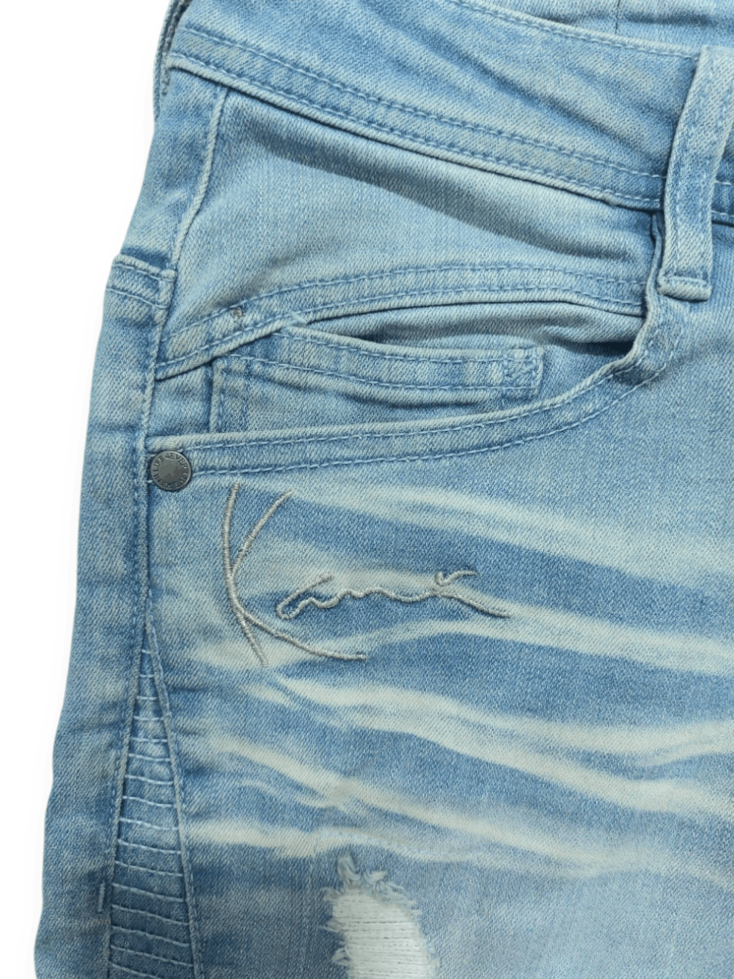 Karl Kani FYE🔥 Karl Kani Punk Biker Denim Size US 32 / EU 48 - 5 Thumbnail