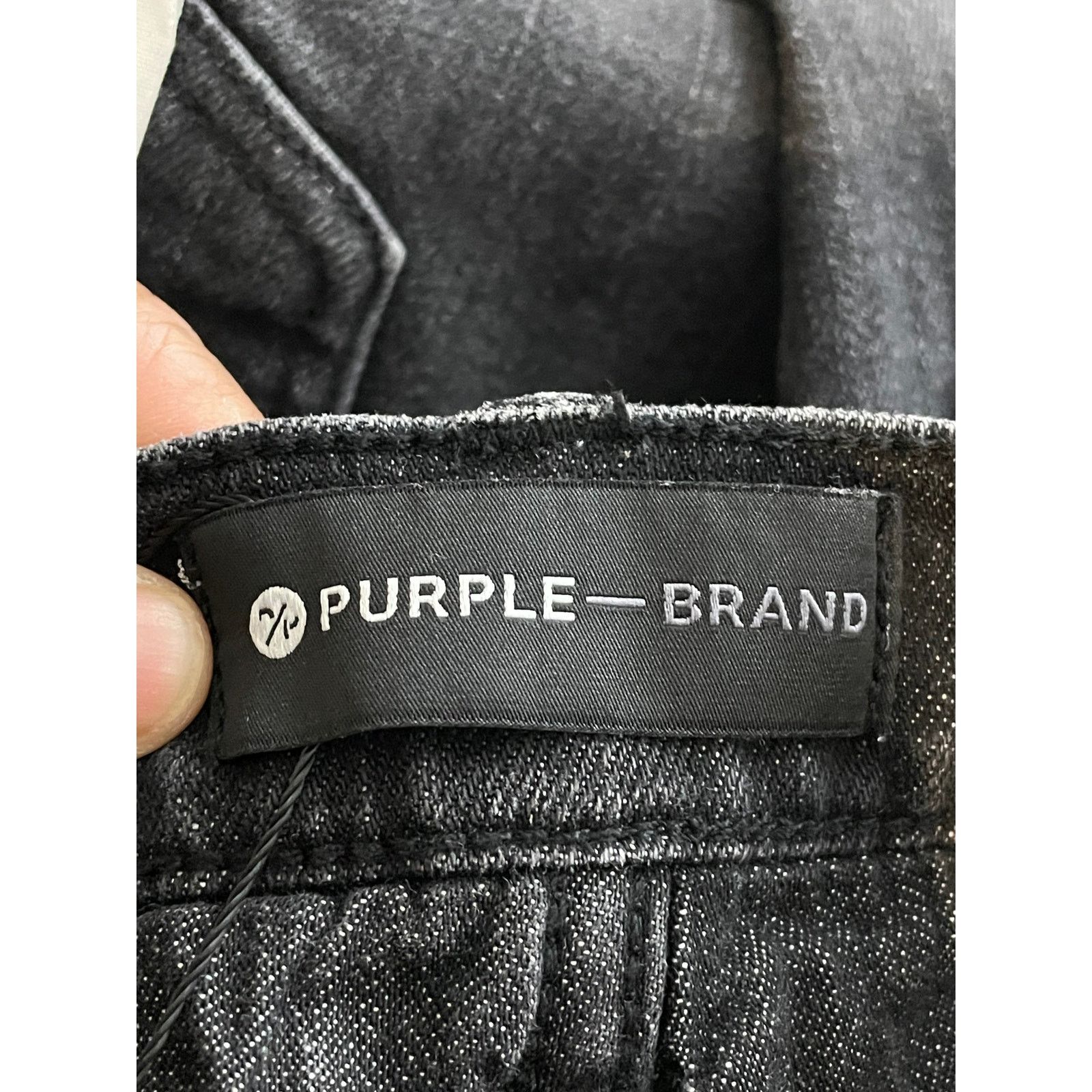 Ksubi Ksubi Washed Ripped Splatter Black Jeans Size US 33 - 3 Thumbnail
