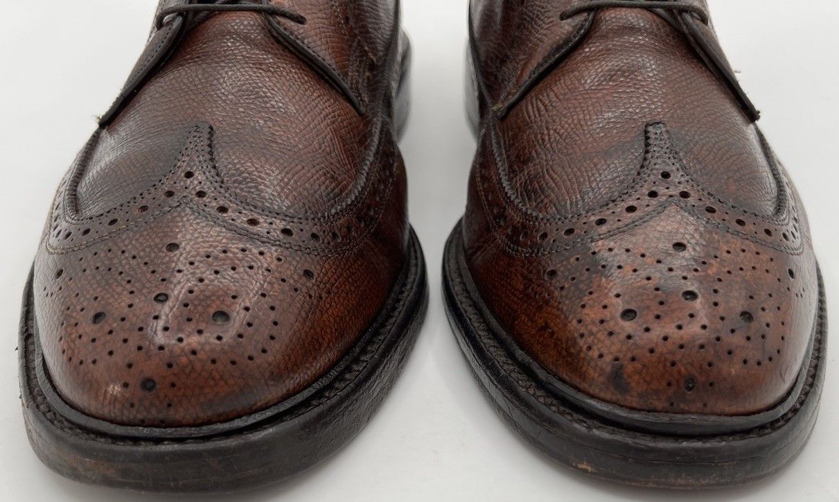 Florsheim Florsheim Imperial Vintage 9.5E Longwing Wingtip Gunbo0at Size US 9.5 / EU 42-43 - 3 Thumbnail