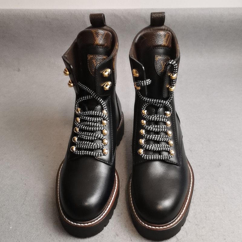 Louis Vuitton Louis Vuitton Black Territory Ankle Boots for Women -2505 Size US 6 / IT 36 - 2 Thumbnail