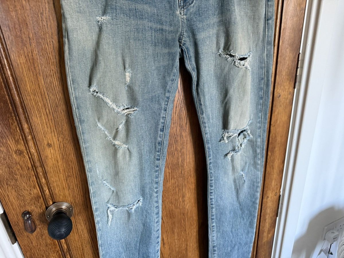 Saint Laurent Paris FW16 Saint Laurent Palladium trash crash ripped D02 jeans Size US 31 - 15 Thumbnail