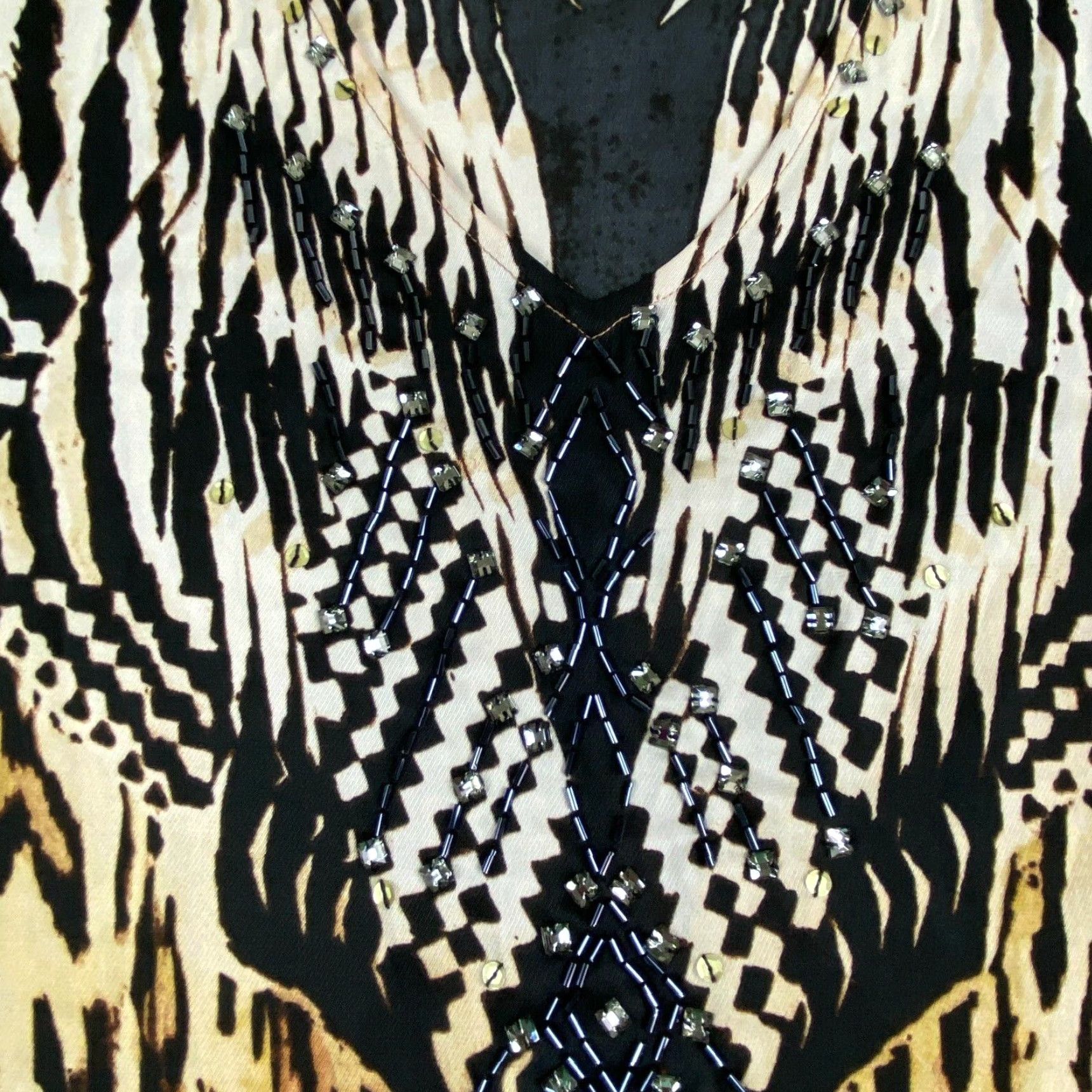 Vintage Womens Cheetah Animal Print Top Small Extra Large XL Size M / US 6-8 / IT 42-44 - 4 Thumbnail