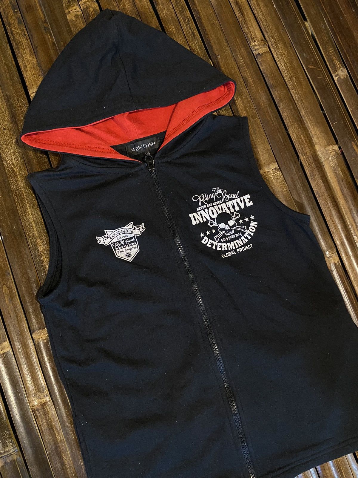 Japanese Brand WERTHER PUNK STYLE HOODIE Size US S / EU 44-46 / 1 - 2 Thumbnail