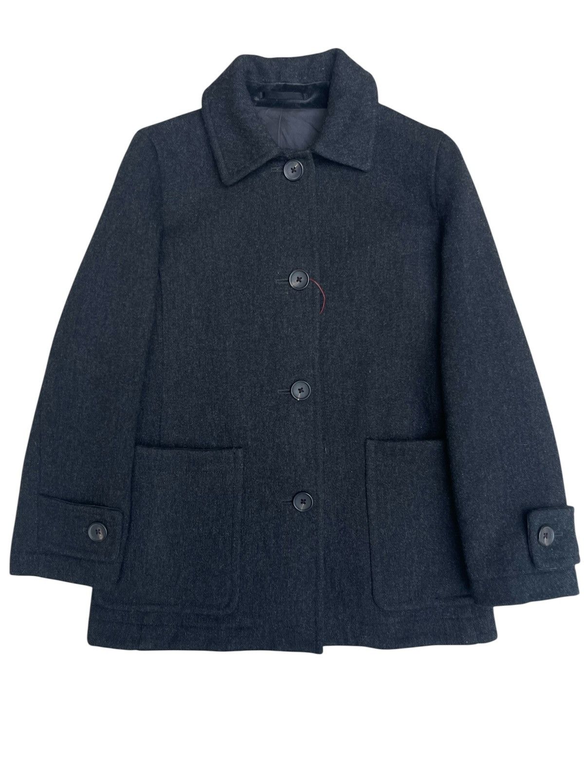 Margaret Howell Margaret Howell Dark Gray Wool Jacket Size S / US 4 / IT 40 - 1 Thumbnail