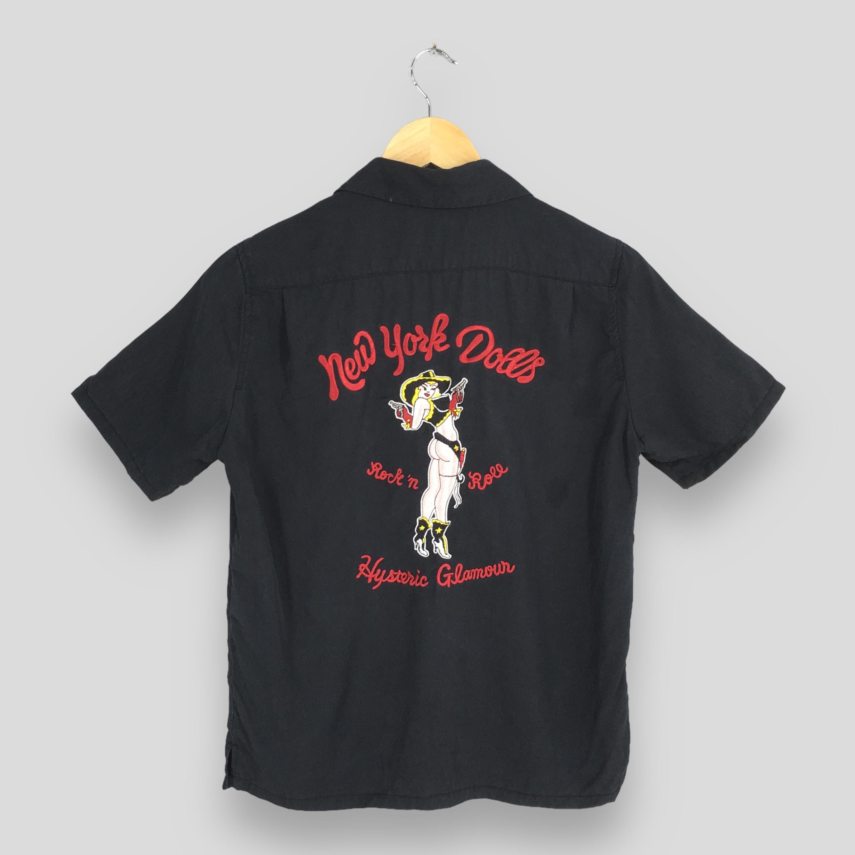 Hysteric Glamour × Japanese Brand × Yoshiyuki Konishi Hysteric Glamour New York Dolls Rockabilly Bowling Shirt S Size US S / EU 44-46 / 1 - 8 Thumbnail