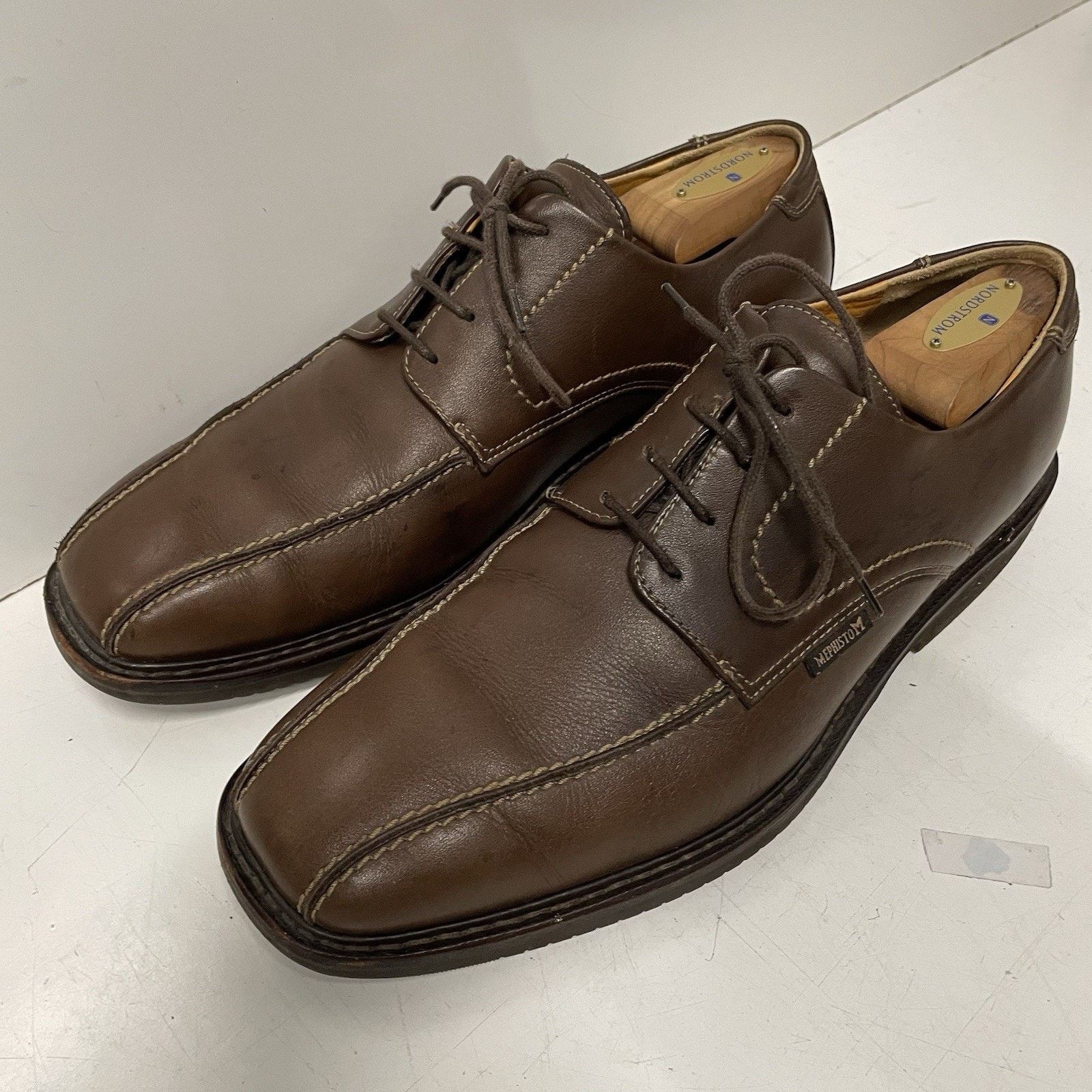 Mephisto Mephisto Men's Brown Oxford Leather Shoes Men's US 10 Size US 10 / EU 43 - 2 Thumbnail