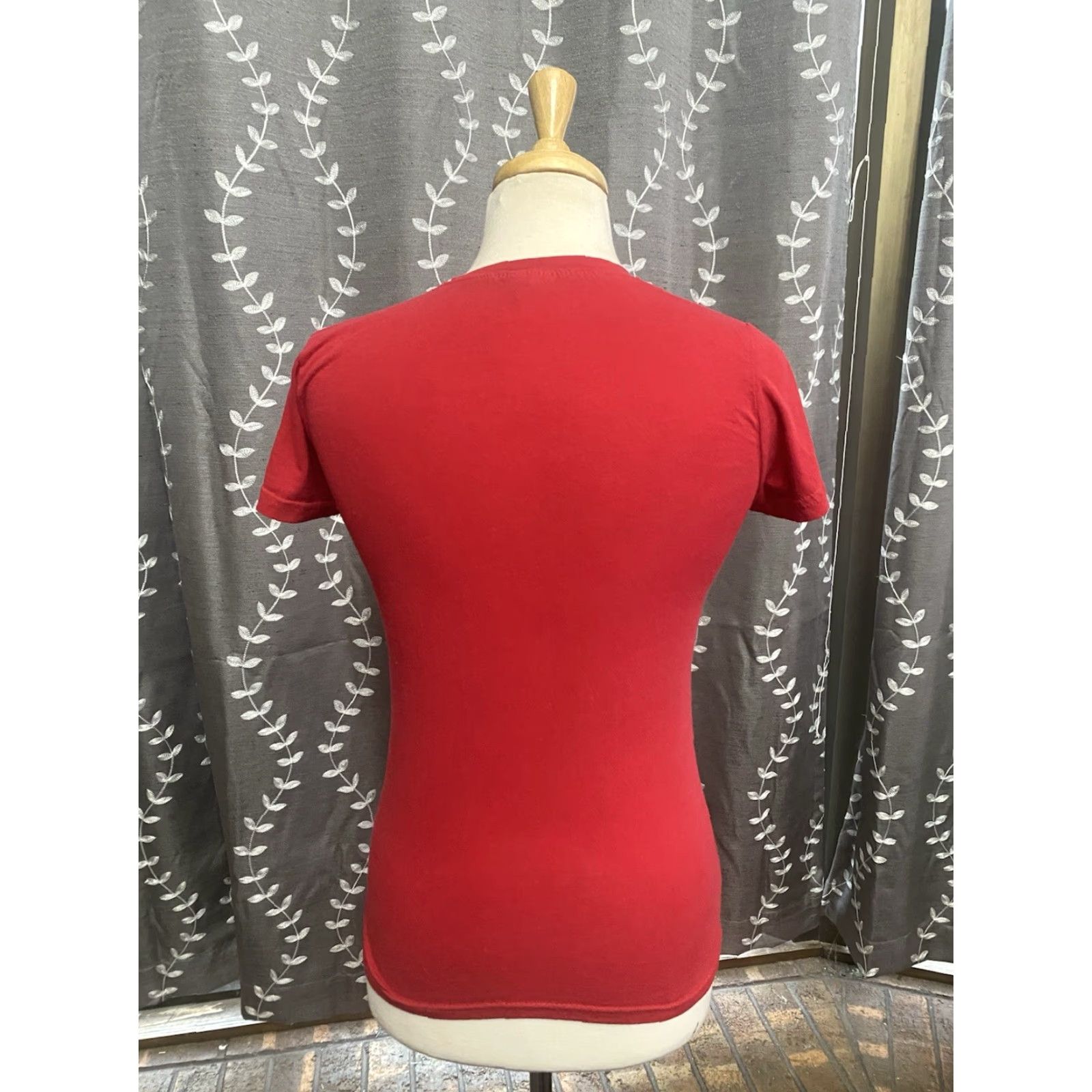 Vintage VINTAGE Bay Island Woodstock Music & Art Fair Women’s Short Sleeve T Shirt M Red Art Music Size M / US 6-8 / IT 42-44 - 3 Thumbnail