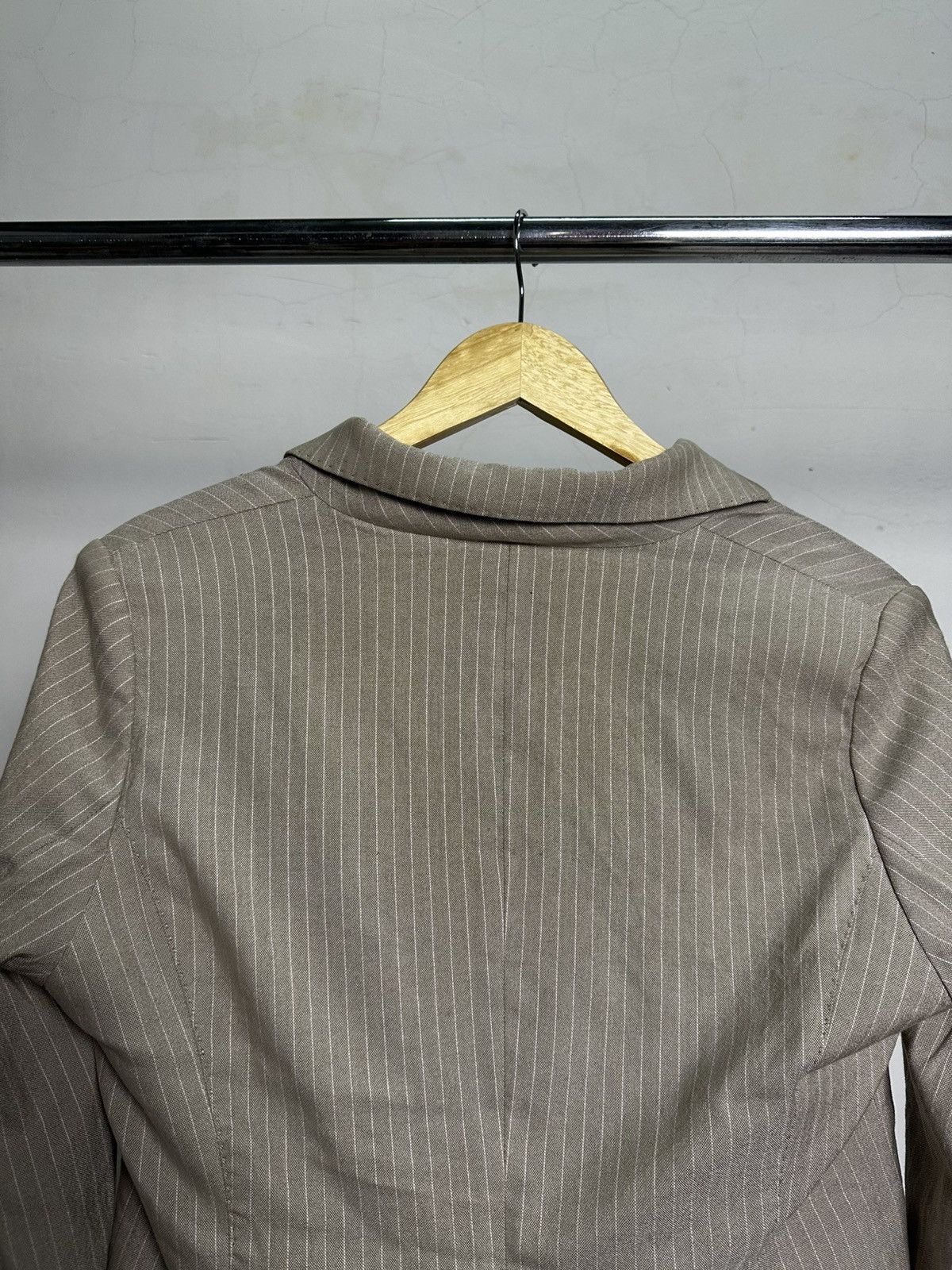 Yohji Yamamoto Ined Stripe line up Blazer Size M / US 6-8 / IT 42-44 - 6 Thumbnail