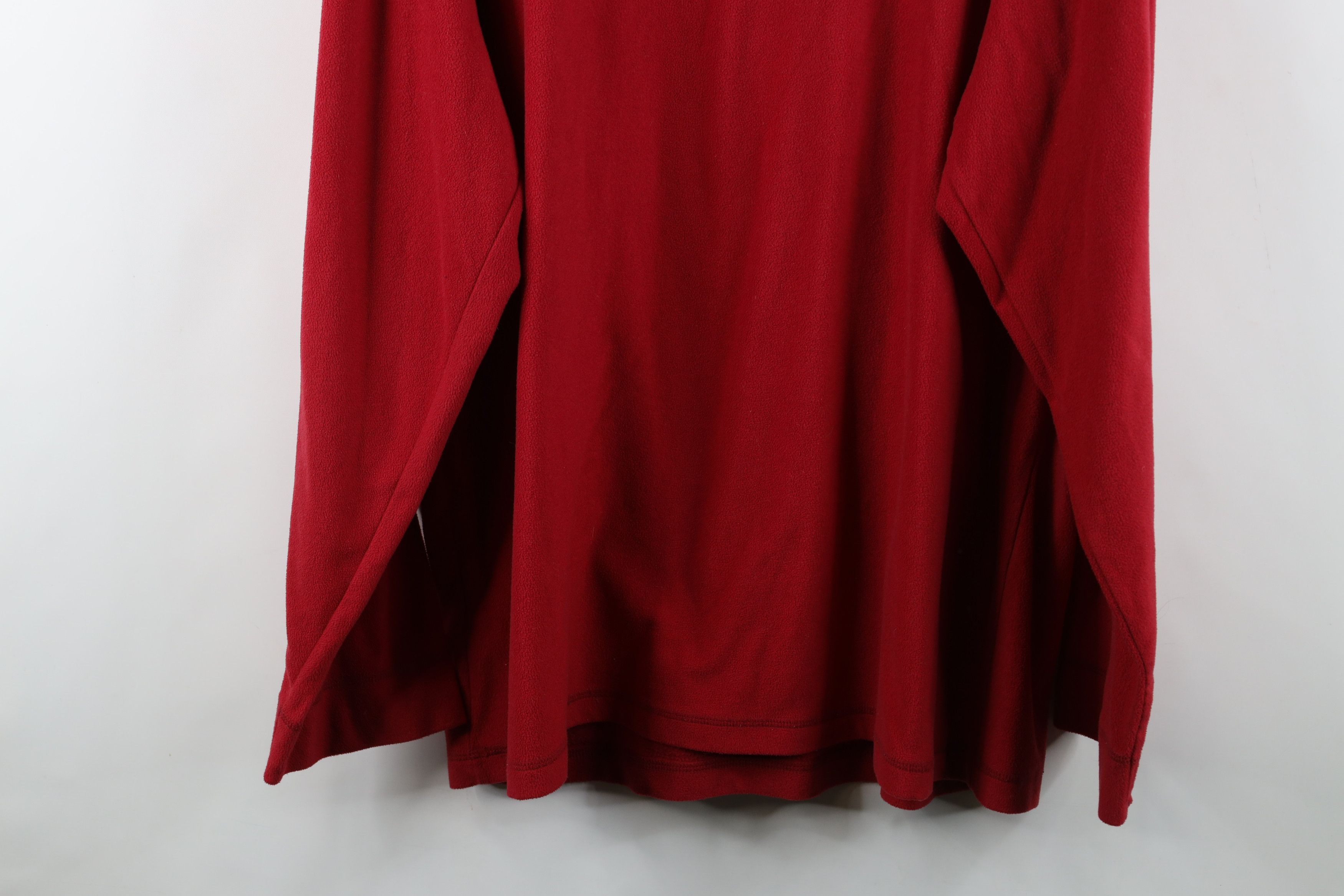 Nautica Vintage 90s Nautica Spell Out Lightweight Fleece Sweater Red Size US XL / EU 56 / 4 - 12 Thumbnail