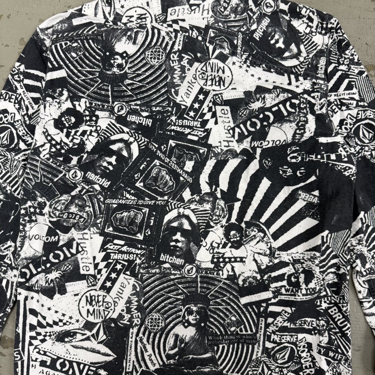 Volcom Volcom Skate Punk Anarchy All Over Print Button Ups Size US M / EU 48-50 / 2 - 10 Thumbnail