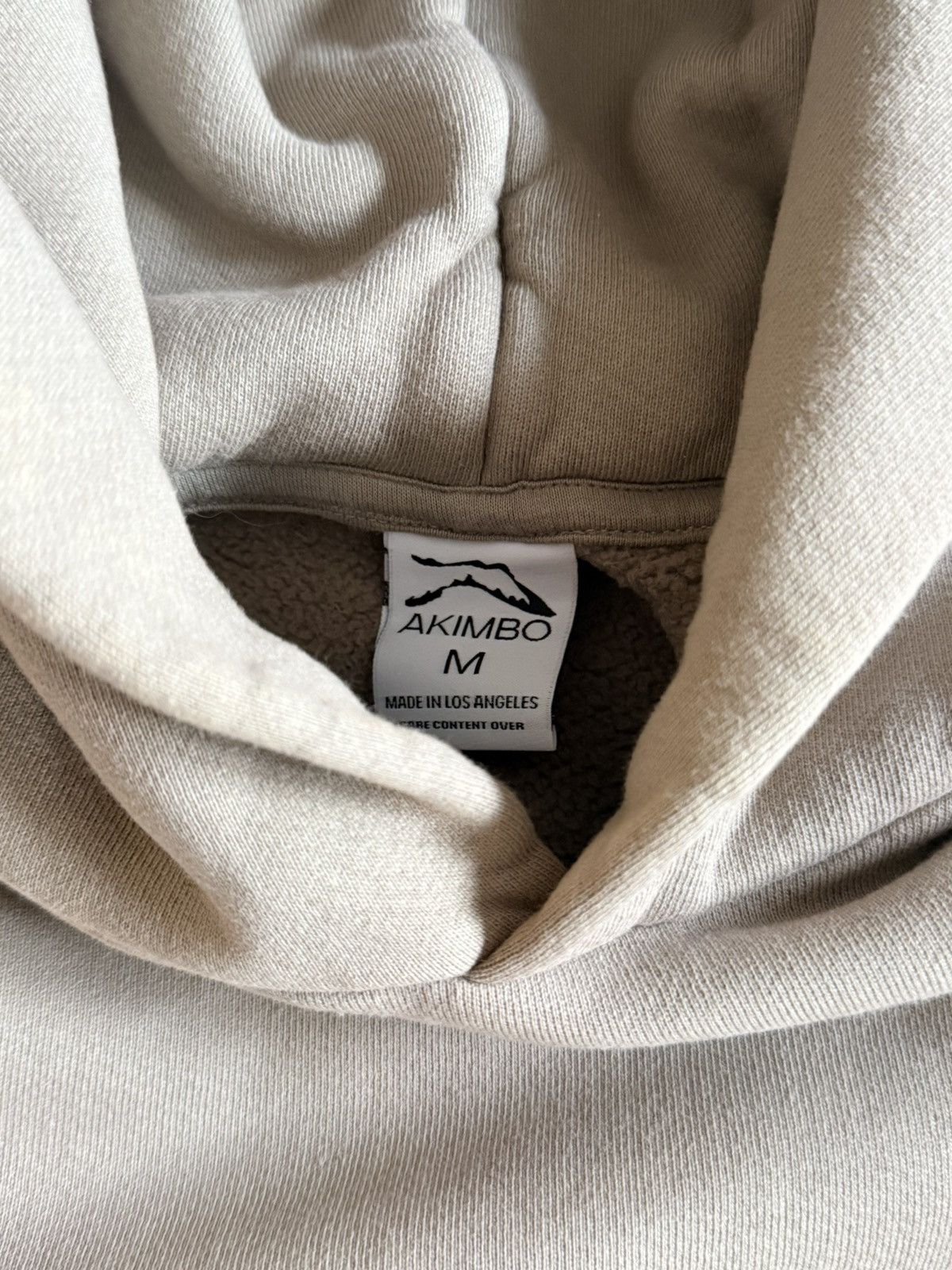 Akimbo Club Akimbo Club Biege Hoodie Size US M / EU 48-50 / 2 - 2 Thumbnail