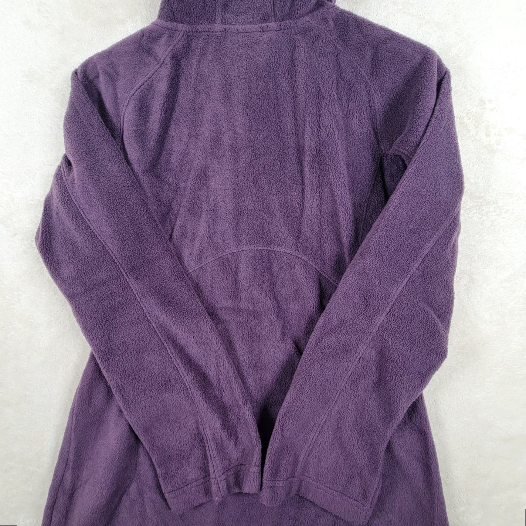 Vintage Columbia Women Indigo Fleece Hooded Zip Up Sweater Jacket Small Blue Hooded Fleece Womens SZ S Size S / US 4 / IT 40 - 4 Thumbnail
