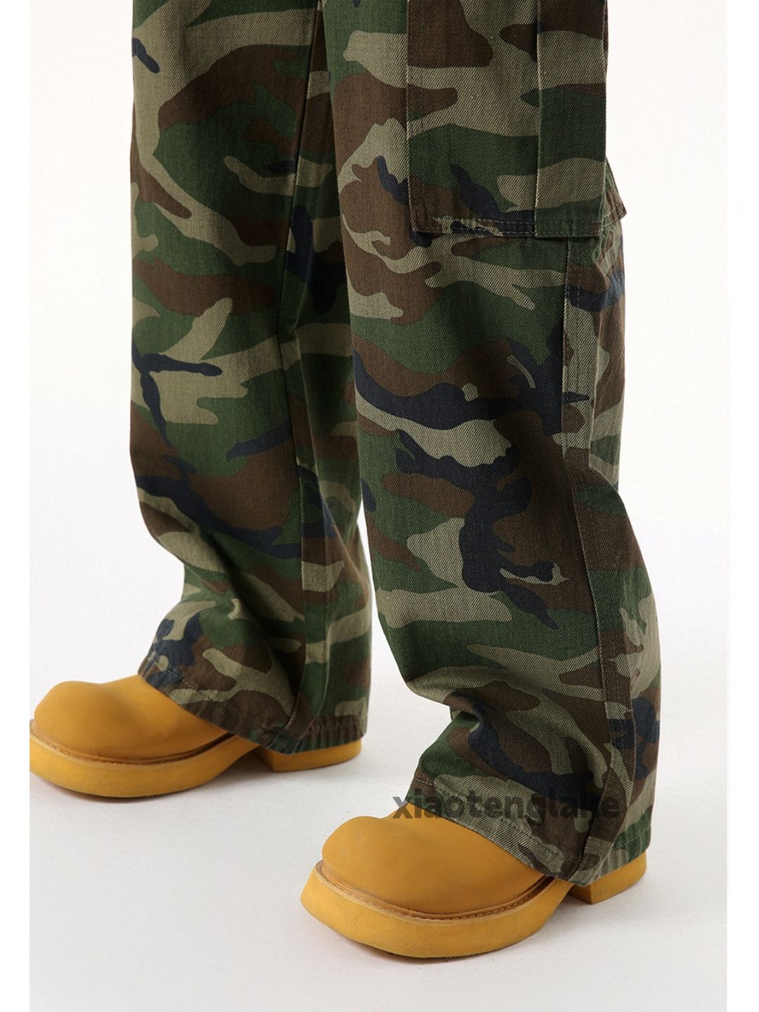 Designer × Japanese Brand × Vintage Utility skate hiphop yuppie cargo pattern camo pants Size US 32 / EU 48 - 4 Thumbnail