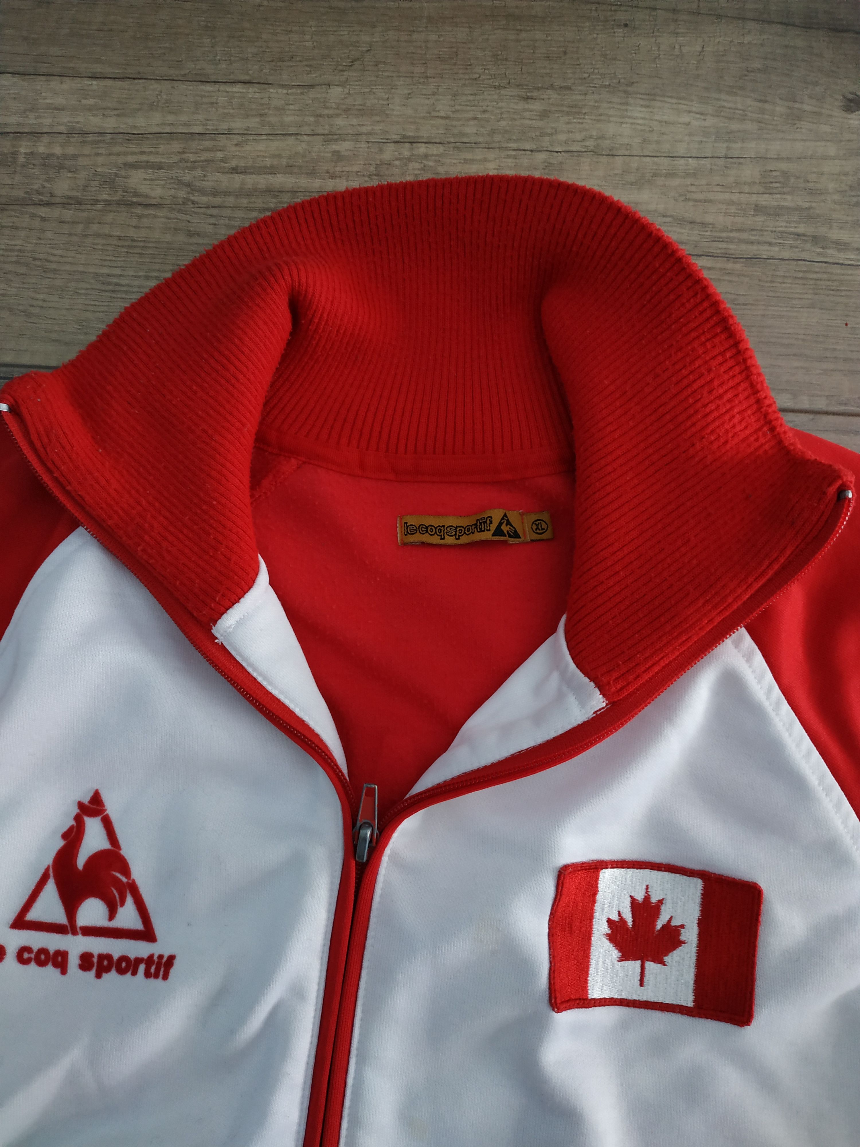 Le Coq Sportif 80's Le Coq Sportif Canda Football Track Jacket Size US XL / EU 56 / 4 - 7 Thumbnail