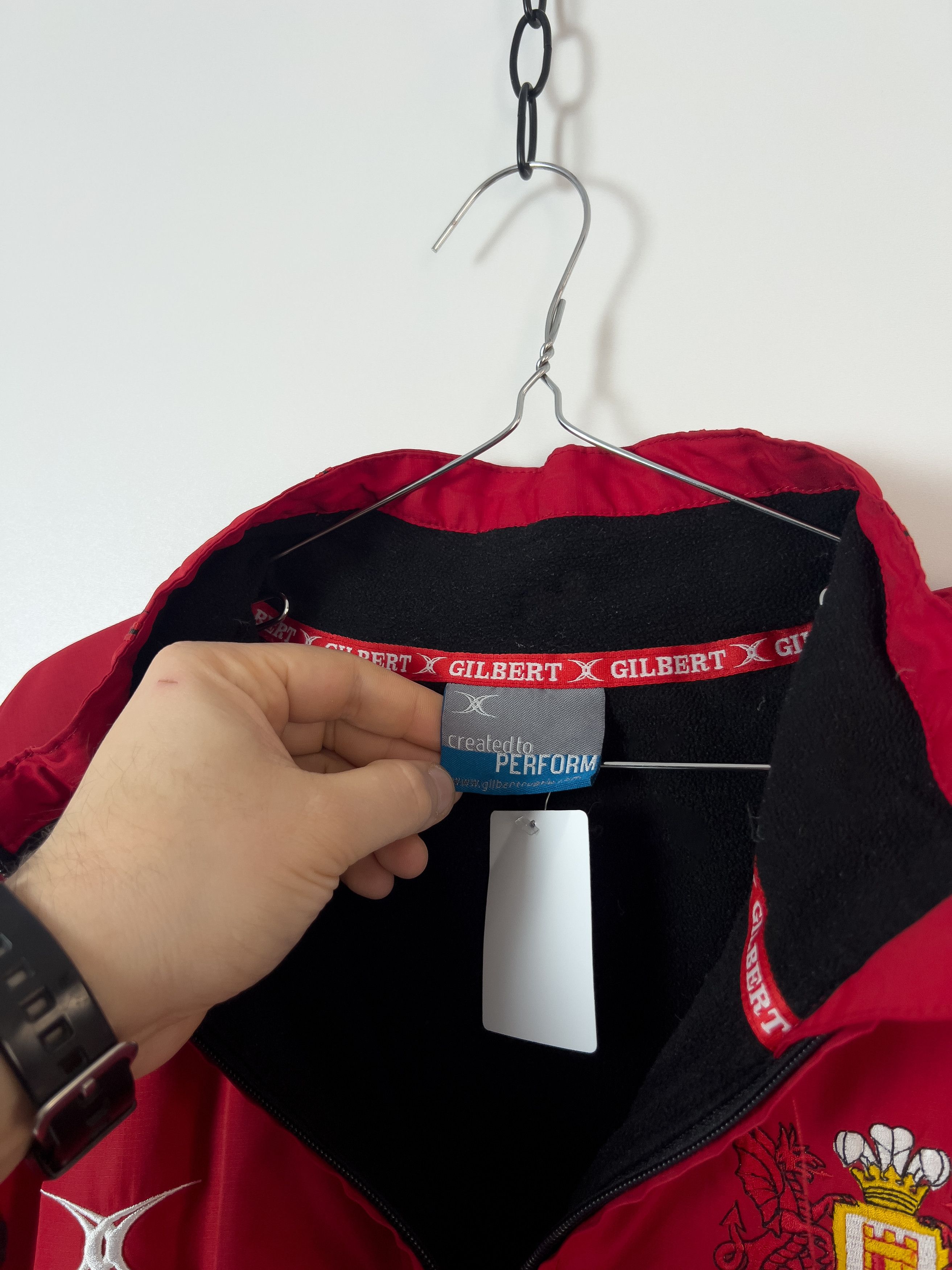 Other Gilbert x Wrexham RFC 1/4 Zip Training Jacket (2010-2011) Size US L / EU 52-54 / 3 - 6 Thumbnail
