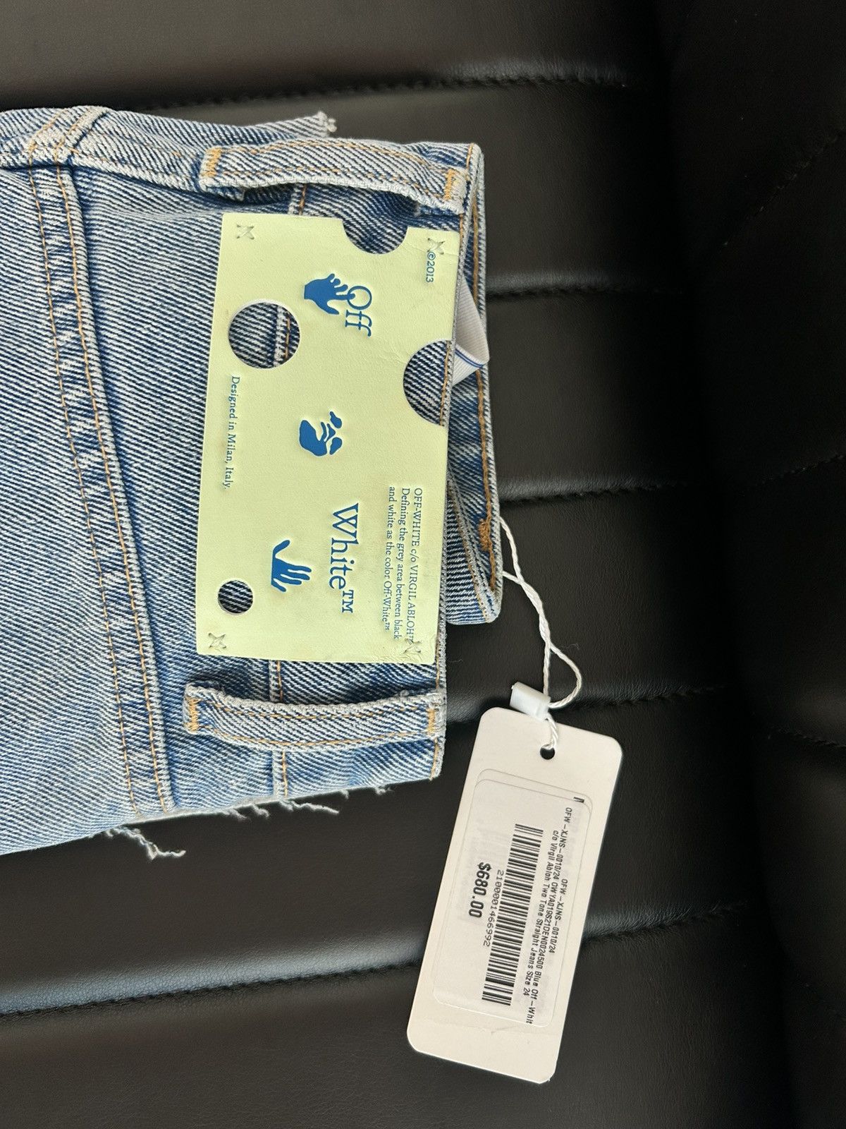 Off-White Off-White Jeans Light Wash Size 24 Size 24" / US 00 / IT 34 - 2 Thumbnail