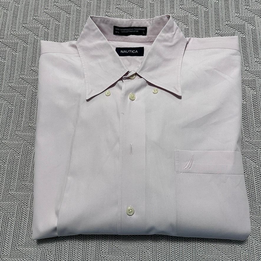 Nautica Nautica pink short sleeve button down size L Size US L / EU 52-54 / 3 - 1 Thumbnail