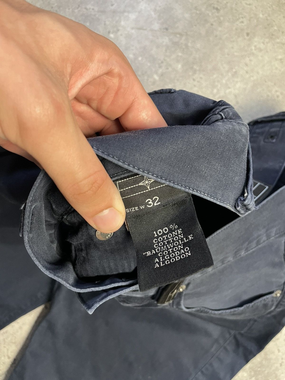 Stone Island Stone Island Denim Pants Logo Size US 32 / EU 48 - 8 Thumbnail