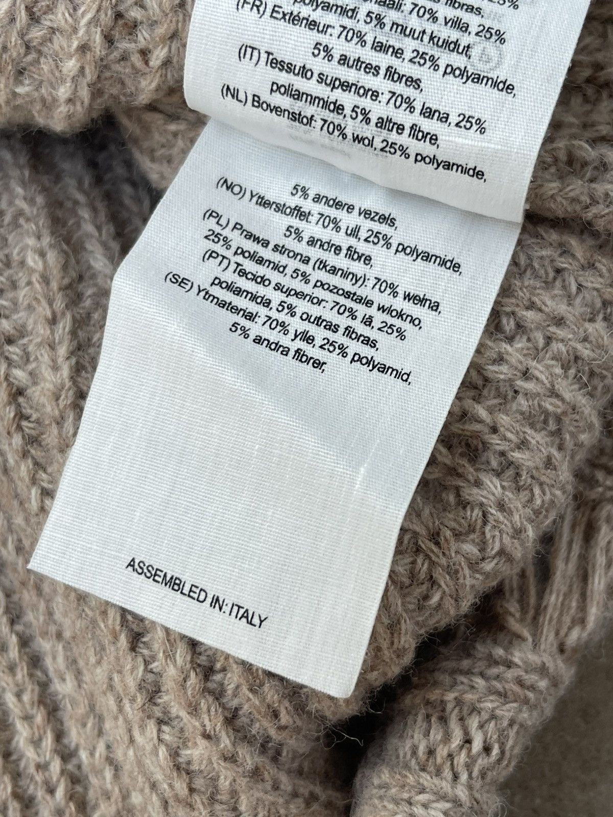 Han Kjobenhavn !DS! SS23 Han Kjobenhavn Distressed Knit Beige Vest Size US M / EU 48-50 / 2 - 20 Thumbnail