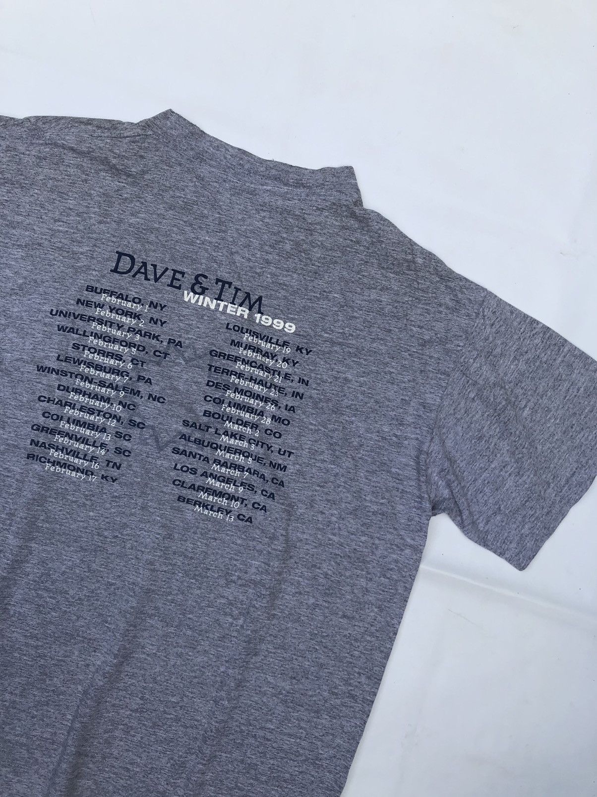 Band Tees × Japanese Brand Dave Matthews Tim Reynolds Acoustic Tour 99 T shirt Size US XL / EU 56 / 4 - 3 Thumbnail