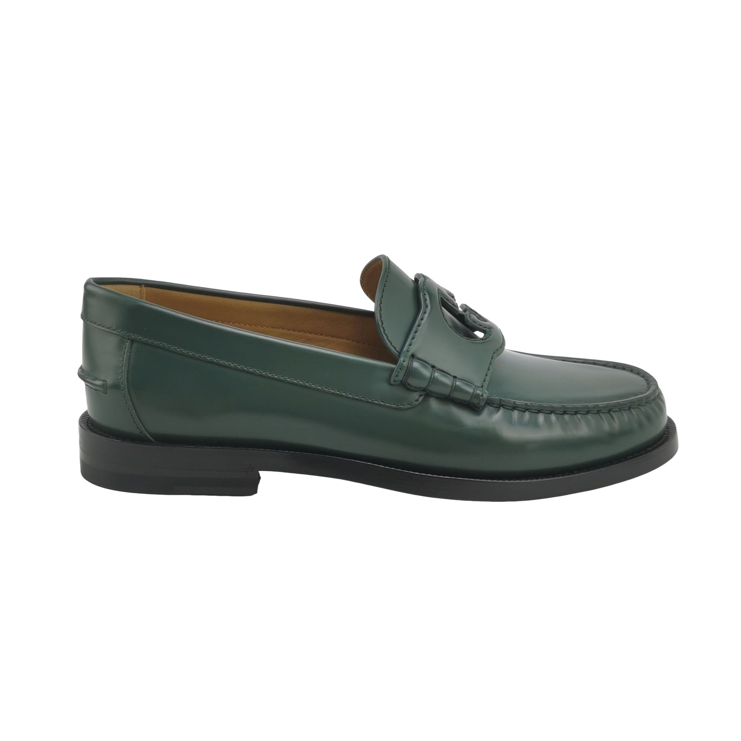 Gucci Gucci Interlocking G Leather Loafers Size 40 Size US 7 / EU 40 - 1 Thumbnail