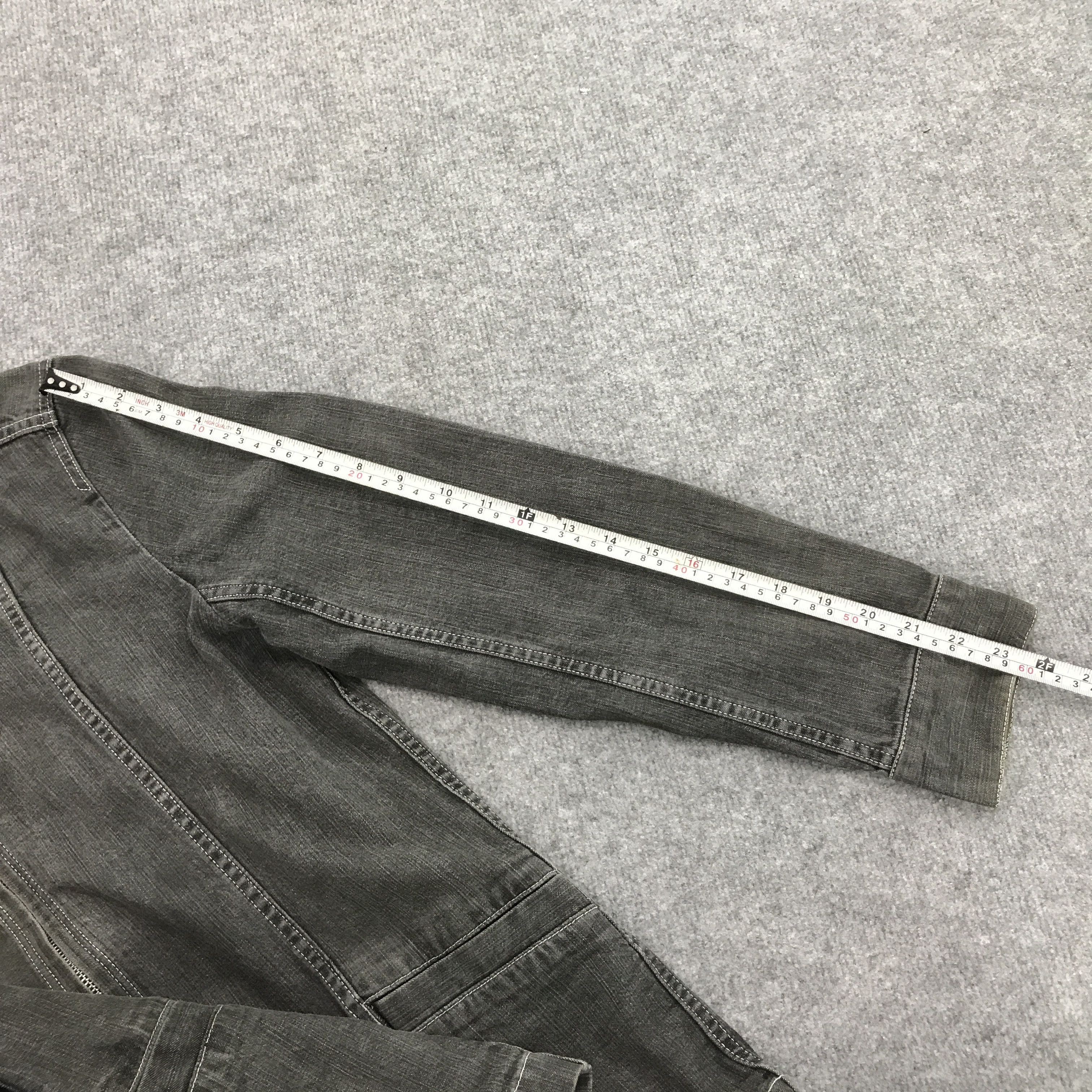 Japanese Brand × Nicole Club nicole club for man Japan black faded up zipper jacket Size US S / EU 44-46 / 1 - 6 Thumbnail
